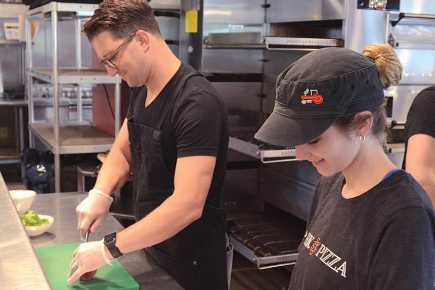 team members, kitchen staff