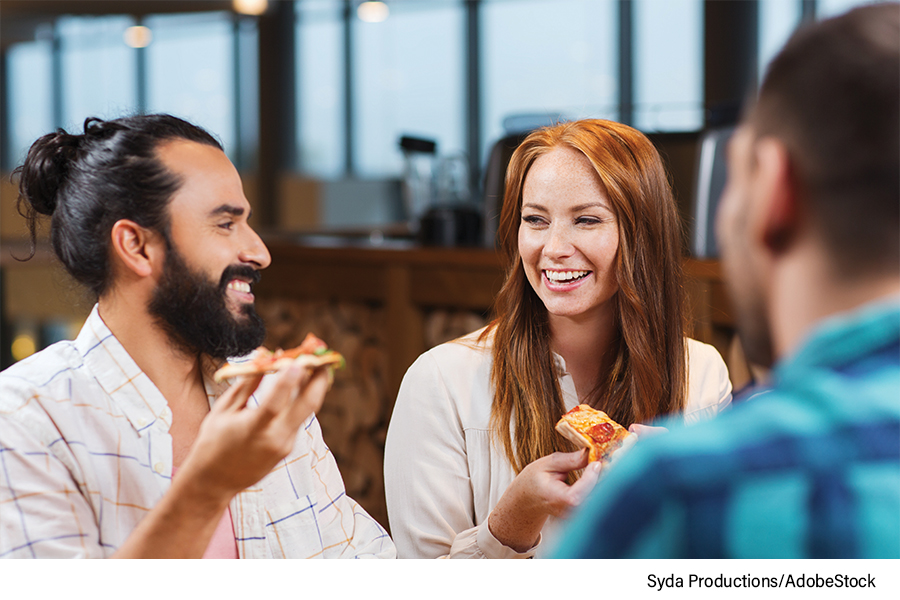 friends eating pizza, Steps to Improve the Customer Experience
