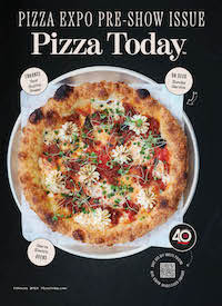 February 2024 Issue of Pizza Today Magazine, front cover, pizza