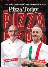 Franco Pepe, Tony Gemignani, March 2025 Issue of Pizza Today Magazine