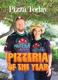 August 2025 Issue of Pizza Today Magazine, Pizzeria of the Year, Mattenga's Pizzeria, San Antonio, Texas