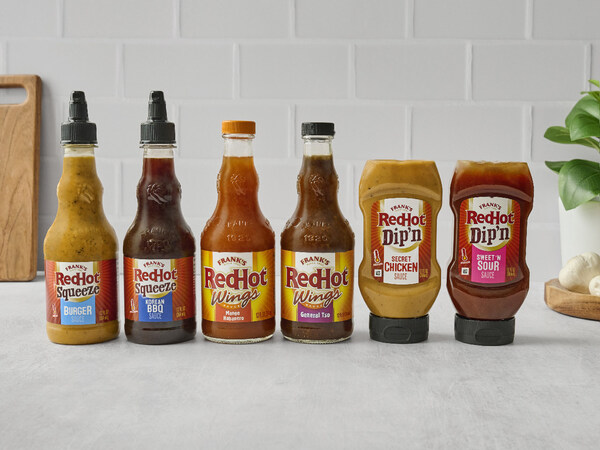 Frank’s RedHot® Debuts Six New Flavor-Packed Sauces. (Credit McCormick & Co)