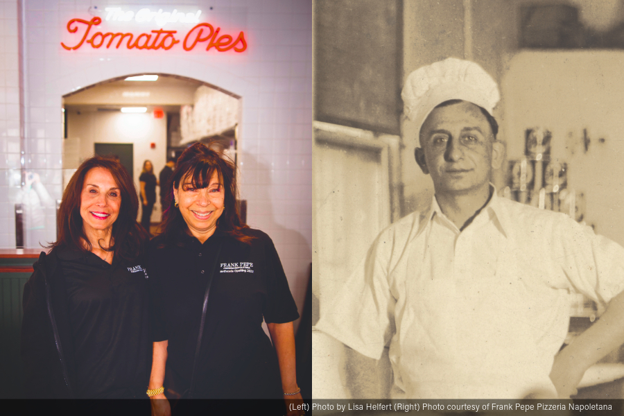 Sisters Jennifer Bimonte-Kelly (left) and Genevieve Bimonte are the granddaughters of Frank Pepe and co-owners of Frank Pepe Pizzeria Napoletana.