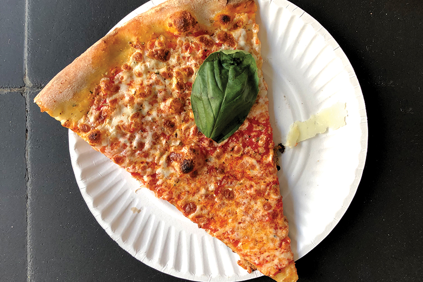 new york-style pizza slice, New York-style Pizza Dough Recipe