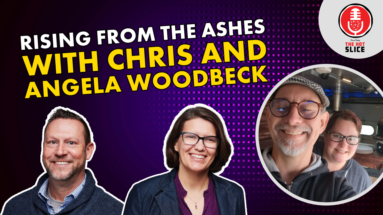 Chris and Angela Woodbeck, co-owners of Mangia Cacrina's with two locations, Little Falls and Utica, New York, on The Hot Slice Podcast