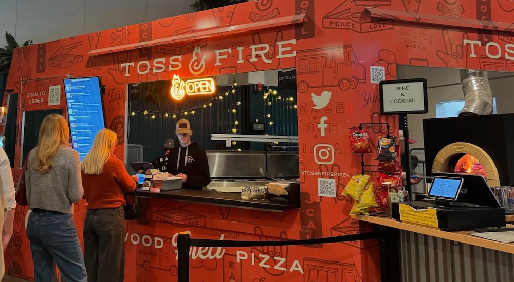 Toss & Fire, New Location, Harvey’s Garden, Syracuse, New York