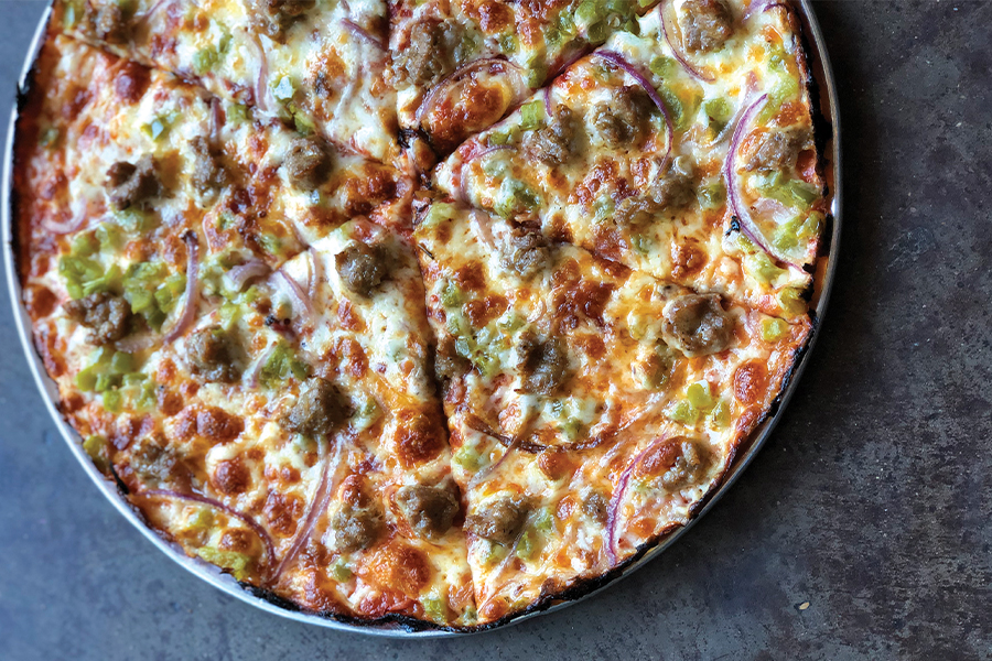 sausage guide, sausage pizza