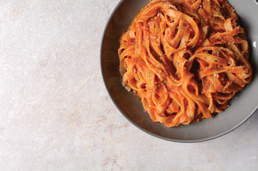 fettuccine, vodka cream sauce, recipe