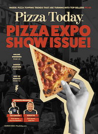 March 2023 Pizza Expo Show Issue of Pizza Today, pizza magazine