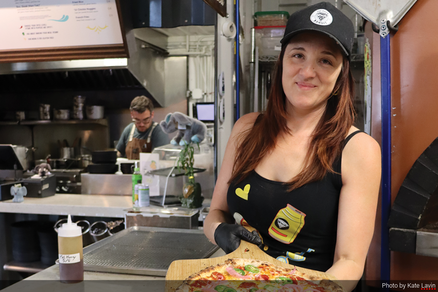Image of Melina Piroso Felix, owner of The Pizza Bandit